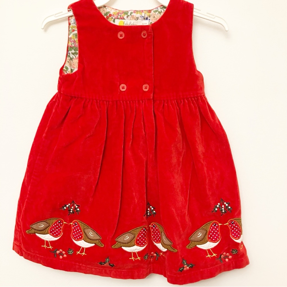 Baby Boden bird pinnie 12-18m